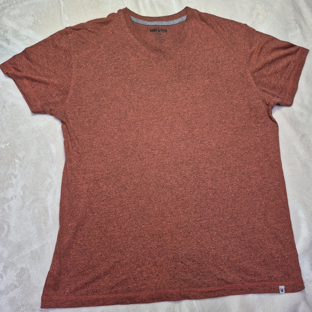 Men's Heathered Brick Red Short Sleeve Tee
